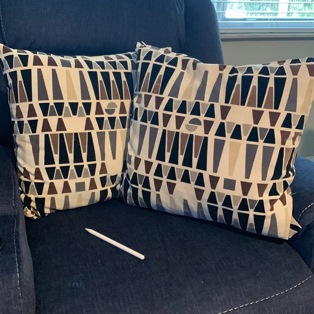 IKEA pillow CASES with zipper 20x20 (Pillows sold separately)